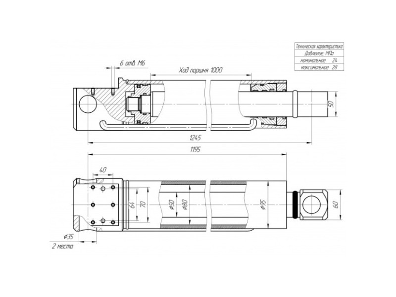 ЦГ-80.50х1000.22-01